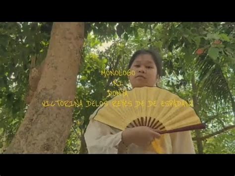 donya victorina monologue el filibusterismo|El Filibusterismo .